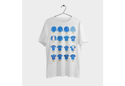 Carlisle United FC Retro Art Football Shirts T-Shirt Carlisle United FC Retro Art Football Shirts T-Shirt